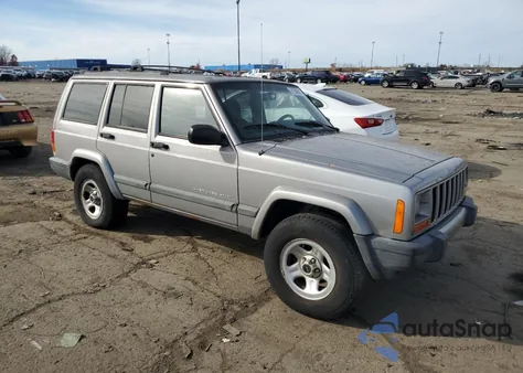 2000 Jeep Cherokee Sport из США, поврежденный, VIN 1J4FF48S5YL227601